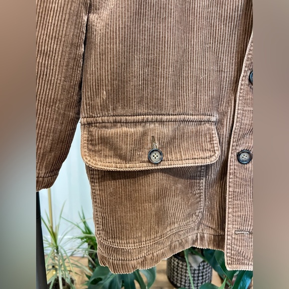 Women’s Vintage GAP Brown* Corduroy Wool Blend Barn Jacket - Picture 4 of 9